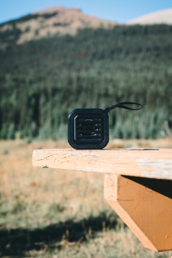 Logotrade promotional products photo of: 3W RCS recycled plastic wireless sunwave solar speaker