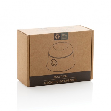 Logotrade promotional gift picture of: Magtune RCS recycled plastic magnetic 5W speaker