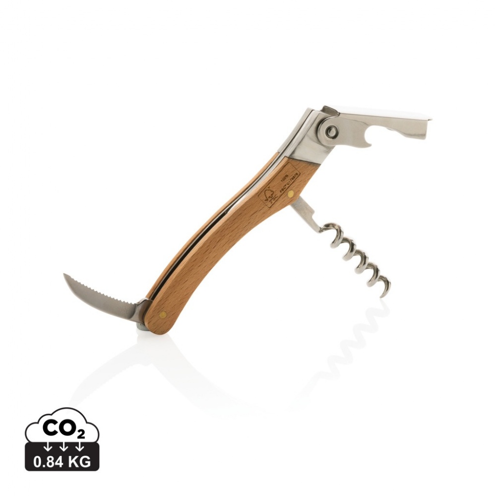 Logotrade promotional merchandise image of: Wooden Corkscrew