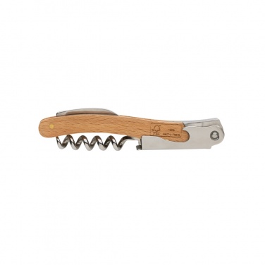 Logo trade advertising products picture of: Wooden Corkscrew