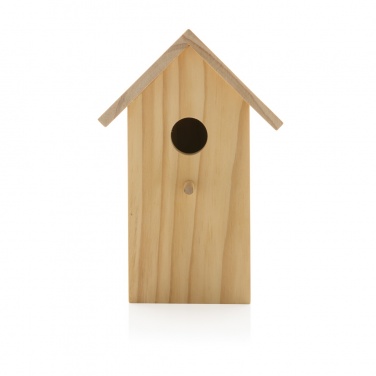 Logo trade promotional gifts picture of: Wooden birdhouse