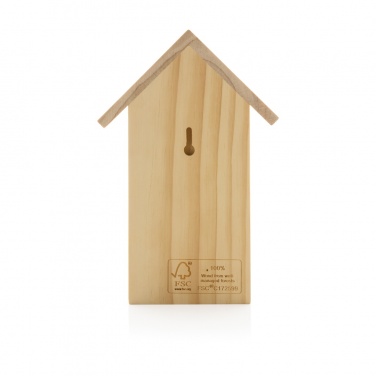 Logotrade promotional product picture of: Wooden birdhouse