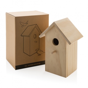 Logotrade promotional merchandise image of: Wooden birdhouse