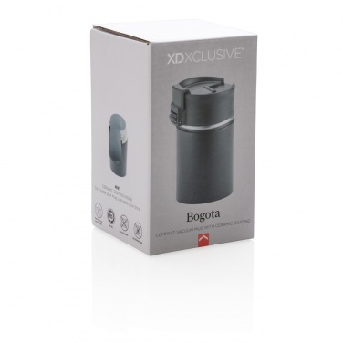 Logo trade promotional merchandise image of: Bogota compact vacuum mug with ceramic coating
