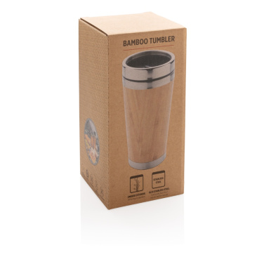 Logo trade promotional giveaway photo of: Bamboo tumbler