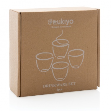 Logotrade promotional product image of: Ukiyo 4pcs drinkware set