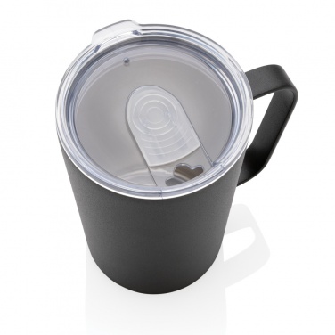 Logo trade promotional products picture of: RCS Recycled stainless steel modern vacuum mug with lid