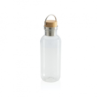 Logotrade promotional items photo of: RCS RPET bottle with bamboo lid and handle