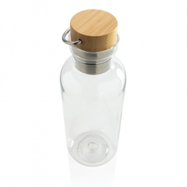 Logotrade promotional item image of: RCS RPET bottle with bamboo lid and handle
