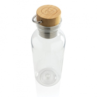 Logo trade promotional gifts picture of: RCS RPET bottle with bamboo lid and handle