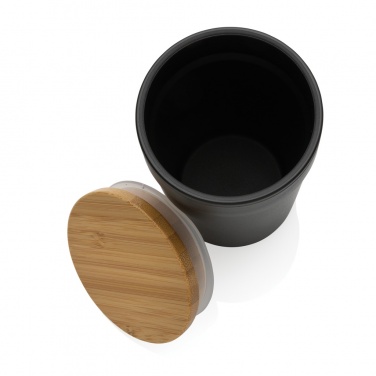 Logo trade promotional giveaway photo of: GRS certified recycled PP mug with bamboo lid