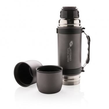 Logo trade corporate gifts image of: Vacuum flask with 2 cups