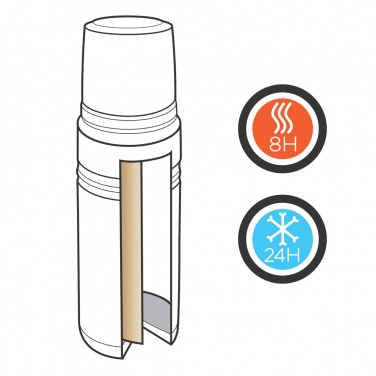 Logo trade promotional products picture of: Swiss Peak Elite 1L copper vacuum flask