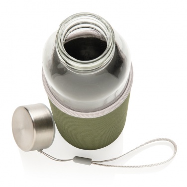 Logotrade promotional gift image of: Glass bottle with neoprene sleeve