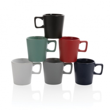 Logo trade promotional giveaway photo of: Ceramic modern coffee mug 300ml