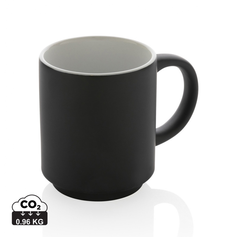 Logotrade advertising product picture of: Ceramic stackable mug 180ml