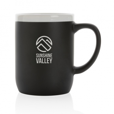 Logotrade promotional item image of: Ceramic mug with white rim 300ml