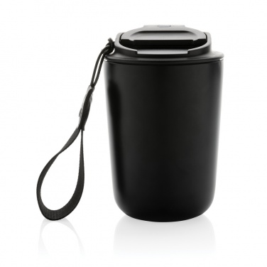 Logotrade advertising products photo of: Cuppa RCS re-steel vacuum tumbler with lanyard