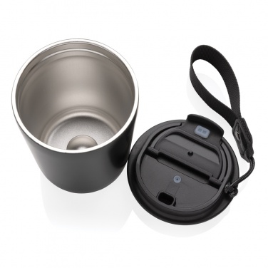 Logotrade corporate gift picture of: Cuppa RCS re-steel vacuum tumbler with lanyard
