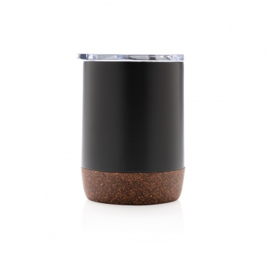 Logo trade promotional gifts image of: RCS Re-steel cork small vacuum coffee mug
