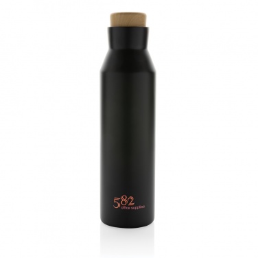 Logotrade promotional product picture of: Gaia RCS certified recycled stainless steel vacuum bottle