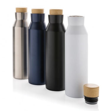 Logo trade corporate gift photo of: Gaia RCS certified recycled stainless steel vacuum bottle