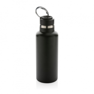 Logo trade promotional products image of: Hydro RCS recycled stainless steel vacuum bottle with spout