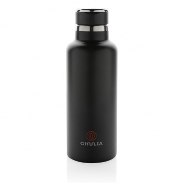 Logo trade corporate gifts picture of: Hydro RCS recycled stainless steel vacuum bottle with spout
