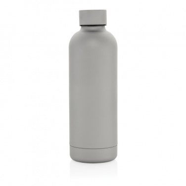 Logo trade business gifts image of: RCS Recycled stainless steel Impact vacuum bottle