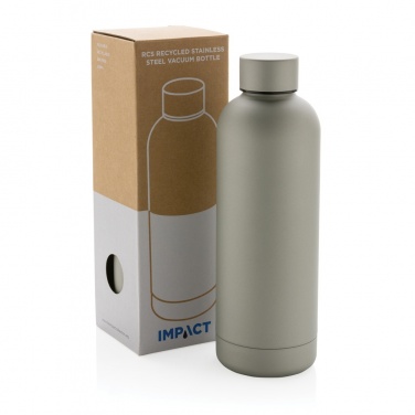 Logo trade promotional giveaway photo of: RCS Recycled stainless steel Impact vacuum bottle