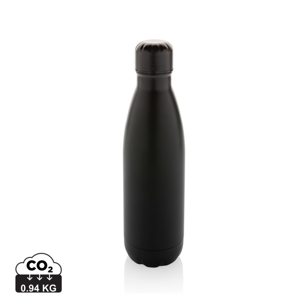 Logo trade promotional giveaways picture of: Eureka RCS certified re-steel single wall water bottle