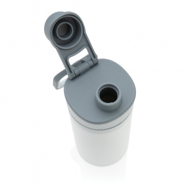 Logotrade business gift image of: Vacuum stainless steel bottle with sports lid 550ml