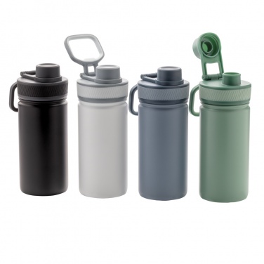 Logo trade promotional gift photo of: Vacuum stainless steel bottle with sports lid 550ml