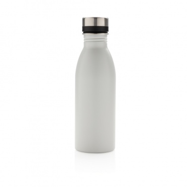 Logo trade promotional items image of: Deluxe stainless steel water bottle