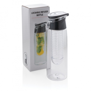 Logo trade promotional giveaways image of: Lockable infuser bottle