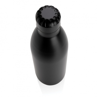 Logo trade promotional gifts image of: Solid colour vacuum stainless steel bottle 1L