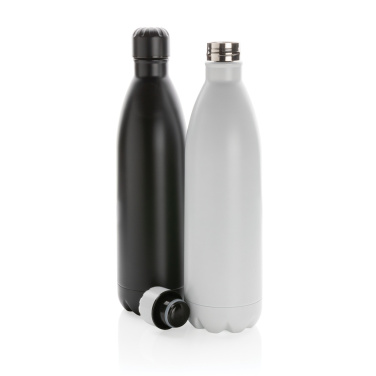 Logo trade promotional giveaway photo of: Solid colour vacuum stainless steel bottle 1L