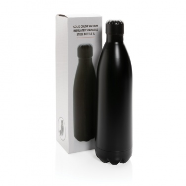 Logotrade corporate gift picture of: Solid colour vacuum stainless steel bottle 1L