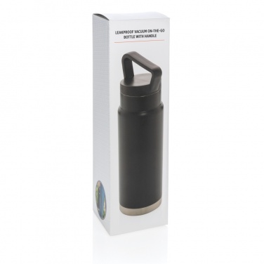 Logo trade promotional giveaway photo of: Leakproof vacuum on-the-go bottle with handle