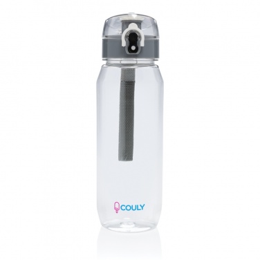 Logo trade promotional giveaways picture of: Yide RCS Recycled PET leakproof lockable waterbottle 800ml