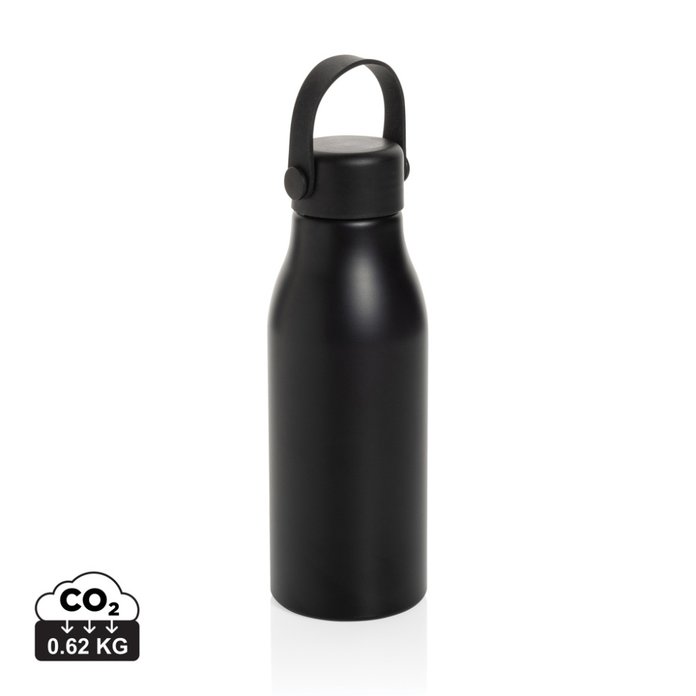 Logo trade corporate gifts picture of: Pluto RCS Certified recycled aluminium bottle 680ml