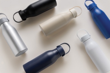 Logo trade promotional merchandise image of: Pluto RCS Certified recycled aluminium bottle 680ml