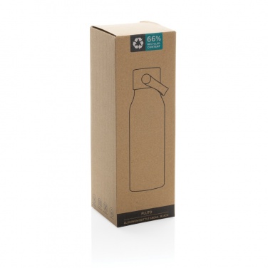 Logo trade promotional merchandise image of: Pluto RCS Certified recycled aluminium bottle 680ml