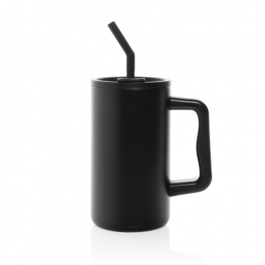 Logo trade promotional products image of: Cube RCS certified recycled steel mug 800ml