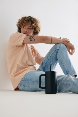 Logotrade business gift image of: Cube RCS certified recycled steel mug 800ml