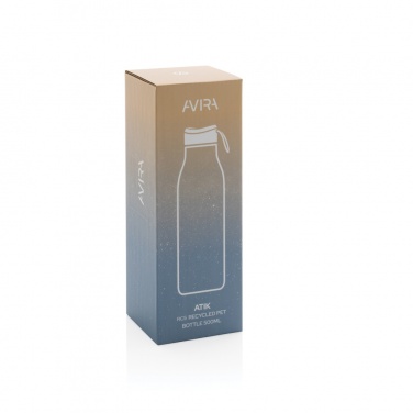 Logo trade business gifts image of: Avira Atik RCS Recycled PET bottle 500ML