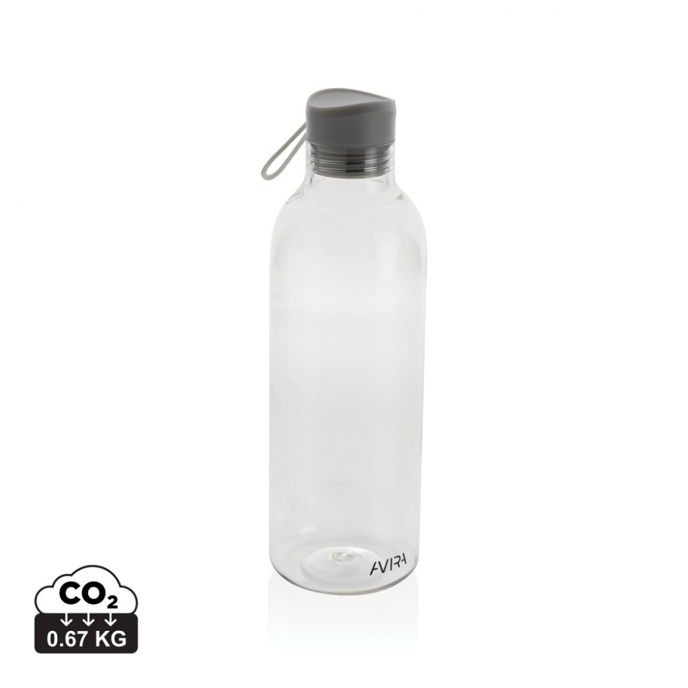 Logo trade promotional giveaway photo of: Avira Atik RCS Recycled PET bottle 1L