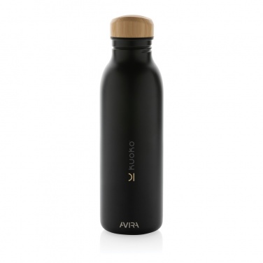 Logo trade promotional gift photo of: Avira Alcor RCS Re-steel single wall water bottle 600 ML