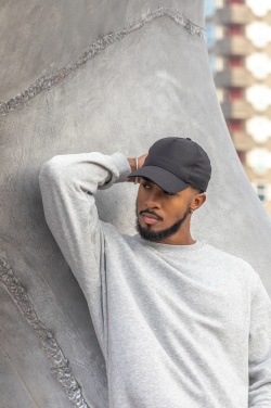 Logo trade promotional gift photo of: Impact 5 panel 190gr Recycled cotton cap with AWARE™ tracer