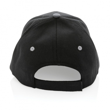 Logo trade promotional items image of: Impact AWARE™ Brushed rcotton 6 panel contrast cap 280gr